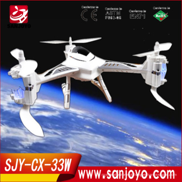 Produto novo 2015 CX-33W quadcopter rc zangão passatempo com hd / wifi câmera wi-fi controle remoto ufo